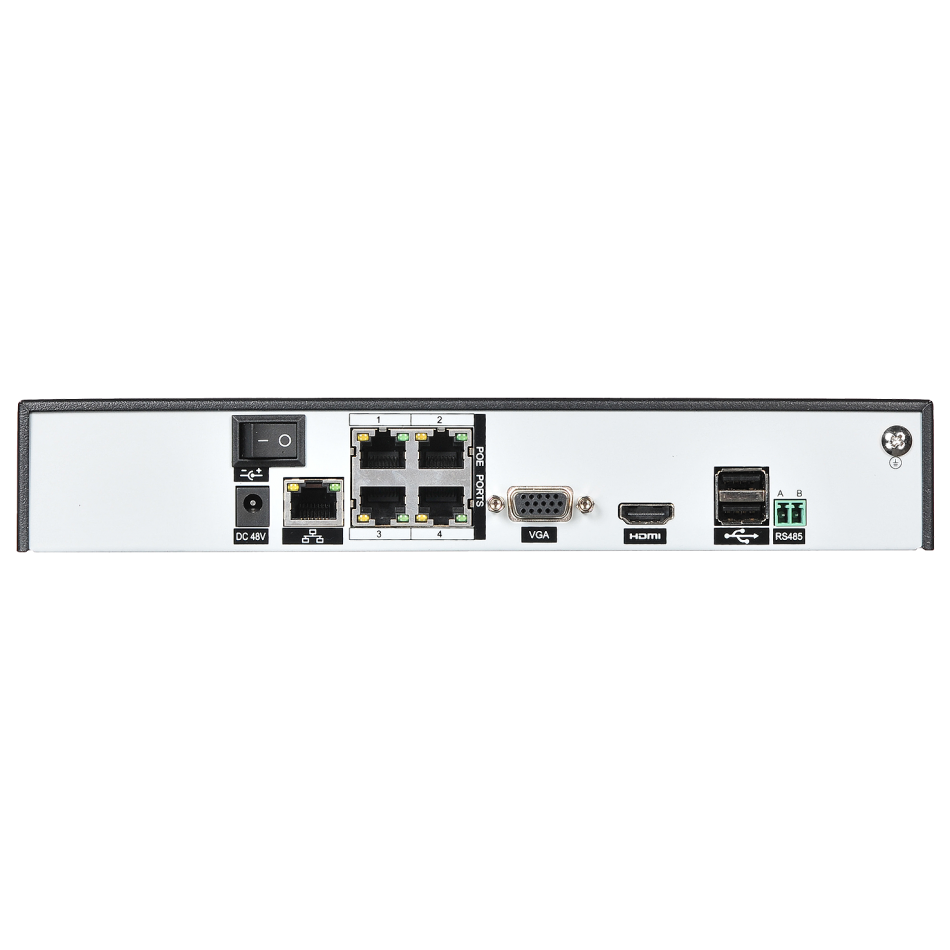 O'Zero NR-08120P4: IP-видеорегистратор поддерживает подключение 8 IP .
