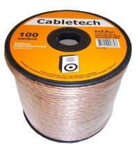 Акустический кабель Cabletech 2х2.0 мм2, прозрачный