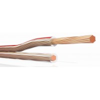 PTT 0275 N 2х0,75 мм2 акустический кабель, прозрачный, медь