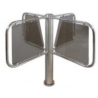 PERCo-RTD-03S Роторный турникет эл/мех. полуростовый с преграждающими створками для эксплуатации в закрытых помещениях