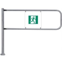 PERCo-BH02 1-15 Поворотная створка (в комплекте со стопорным механизмом) для механической поворотной секции с заполнением с пиктограммами, ширина прохода 1200мм