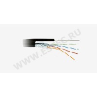 FTP 5E(4 пары) Ship outdoor+support wire, AWG24, 305м, уличный с тросом